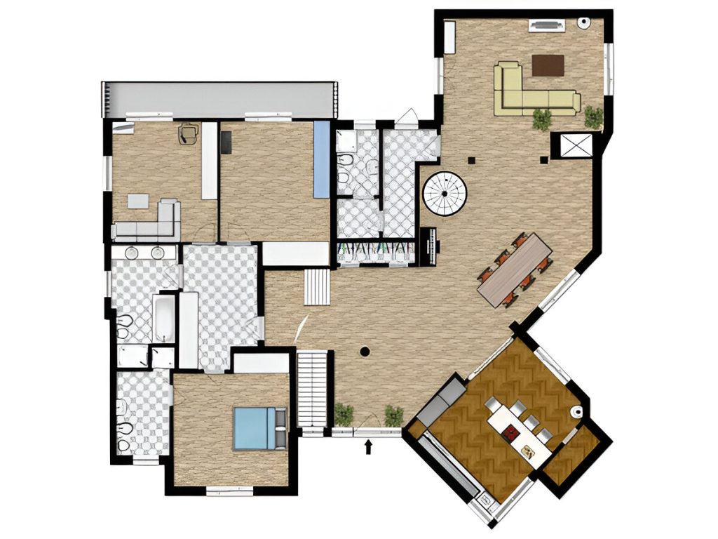 2D Floor Plans - 360 exact